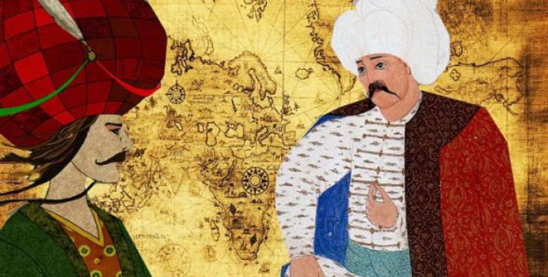 Yavuz Sultan Selim ve Şah İsmail tasviri