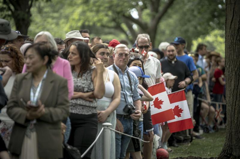 Kral Charles ve Kraliçe Camilla için Kanada Genel Valisi'nin Ottawa'daki resmi konutunda halka açık bir resepsiyon verildi, 26 Mayıs 2025 / Fotoğraf: AFP