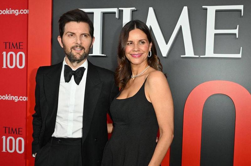 Adam Scott ve Naomi Scott (AFP)