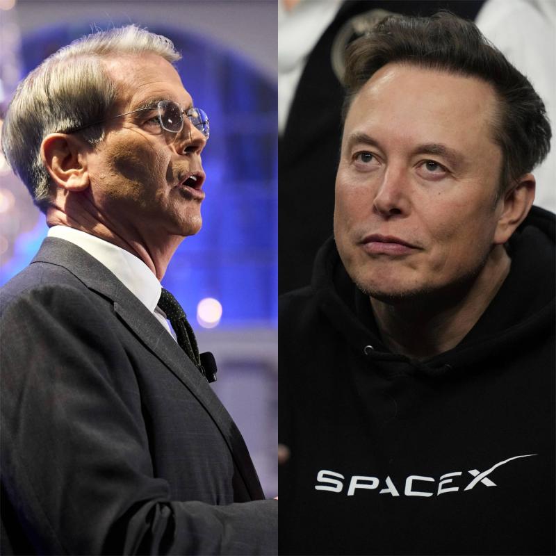 Elon Musk ve Scott Bessent (AP)