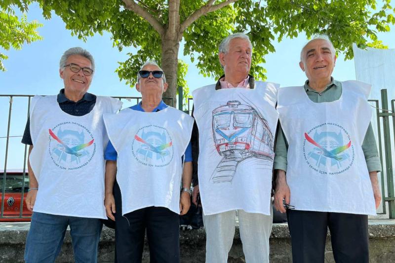 (Soldan sağa)  Ahmet Sevim, Ferhat Özen, Rıza Zeyrek ve Celalettin Can