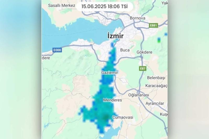 Şekil 2. Kirleticilerin hakim rüzgar yönünde dağılım ve etki alanı