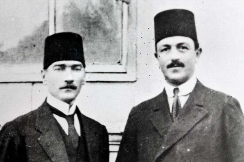Mustafa Kemal ile Rauf Orbay / Fotoğraf: AA