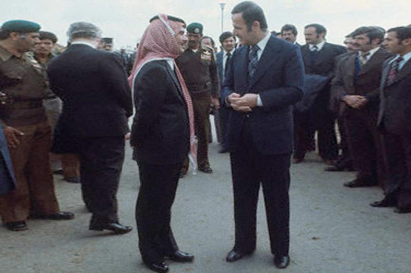 Ürdün Kralı Hüseyin ile Suriye Başkanı Hafız Esad
