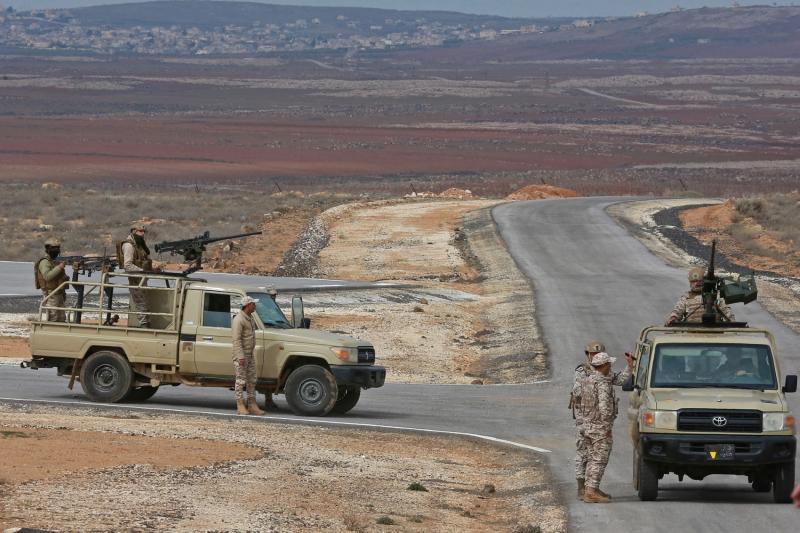 Ürdün ordusu, kaçakçılığı önlemek için Suriye sınırında bir devriye düzenledi, 17 Şubat 2022 / Fotoğraf: AFP