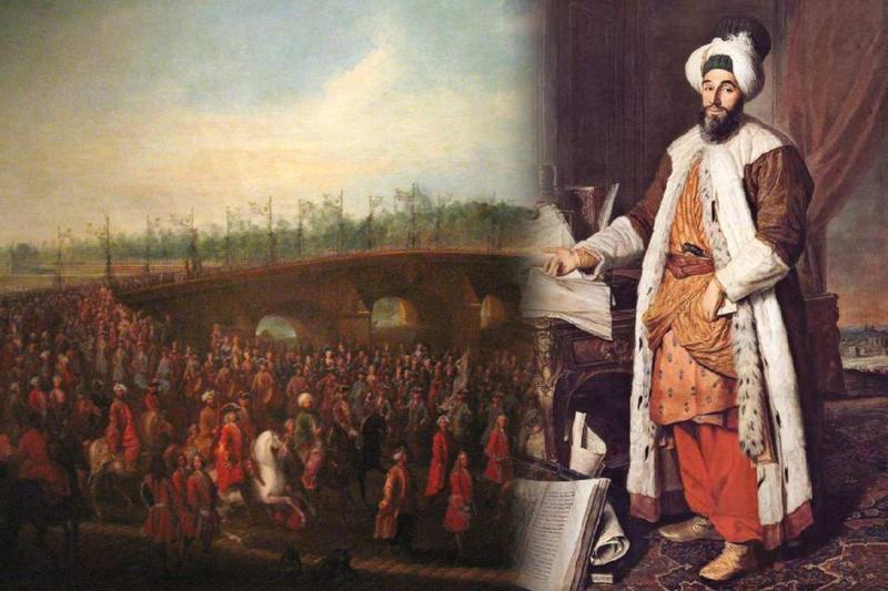 Yirmisekiz Çelebi Mehmet'i tasvir eden tablo