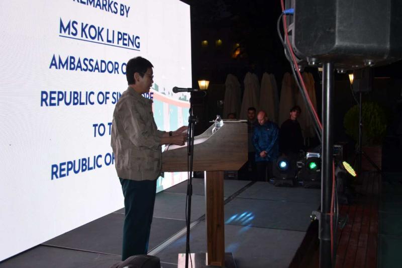 Singapur Cumhuriyeti’nin Türkiye Büyükelçisi Kok Li Peng’in ev sahipliğinde, Singapur'un 60. Ulusal Günü nedeniyle bir resepsiyon düzenlendi