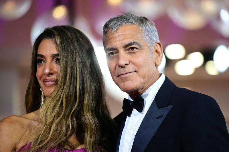 George ve Amal Clooney (AFP)