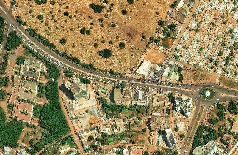 Başkent Bamako'da hayatın felç olduğunu gösteren bir görüntü / Fotoğraf: Reuters