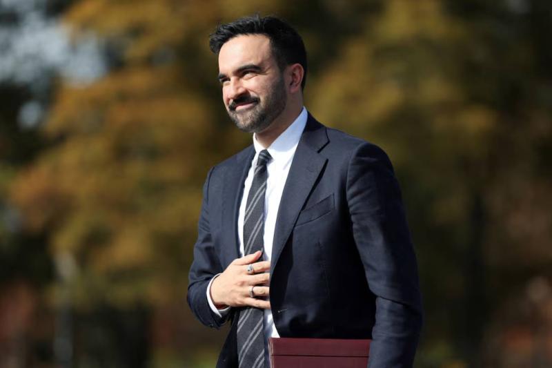 Demokratik Parti'nin adayı 34 yaşındaki Zohran Mamdani, 4 Kasım'daki seçimi kazanarak New York'un ilk Müslüman ve Güney Asya kökenli belediye başkanı oldu / Fotoğraf: Reuters