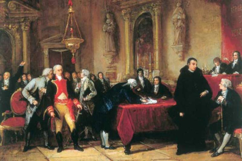 Venezuela'nın bağımsızlığını simgeleyen bir resim / Görsel: Wikipedia