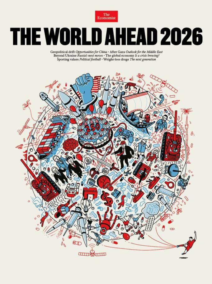 The Economist'in "The World Ahead 2026" kapağı