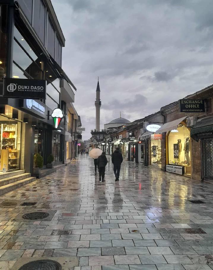 Ohrid'in turistik caddesi