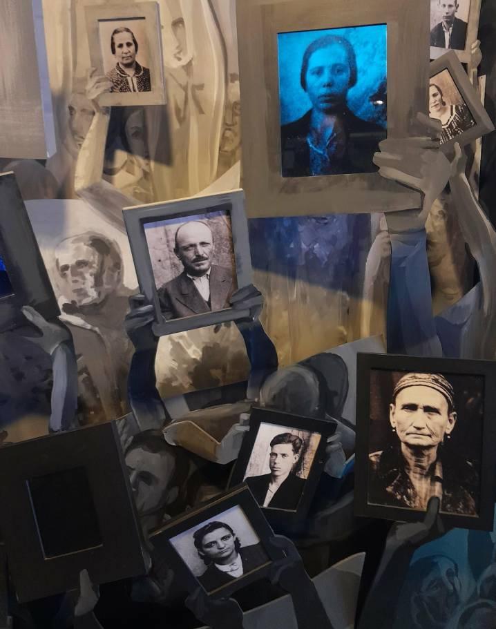 Üsküp Holokost Müzesi. Ne yazık ki bu müzede de zemin katı dışında fotoğraf çekmek yasak.