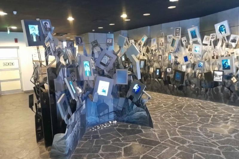 Üsküp Holokost Müzesi. Ne yazık ki bu müzede de zemin katı dışında fotoğraf çekmek yasak