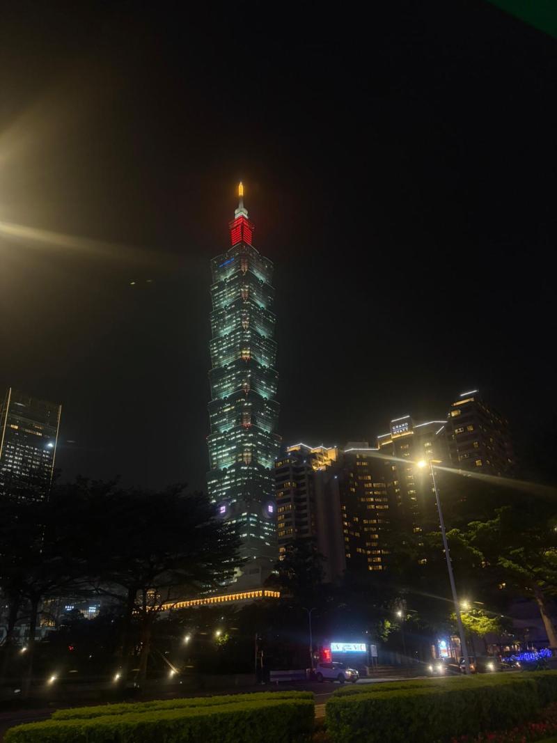 İsrail bayrağı asılan Taiwan’ın en yüksek binası “101”