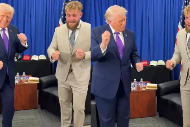 Donald Trump ve Jake Paul 