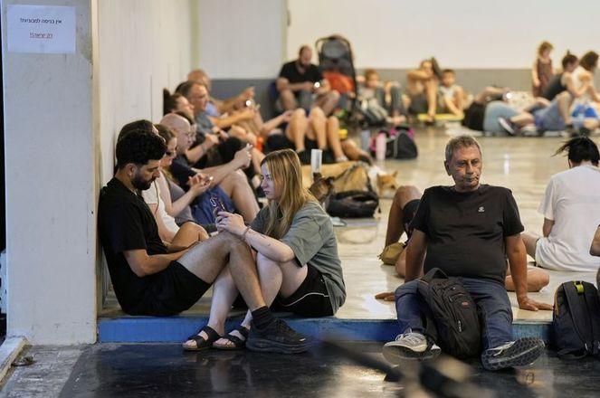 Toplu sığınaktan bir görüntü.