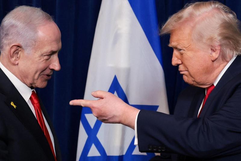 ABD Başkanı Donald Trump ve İsrail Başbakanı Binyamin Netanyahu, ABD'nin Florida eyaletindeki Palm Beach'te bulunan Trump'ın Mar-a-Lago kulübünde yaptıkları görüşmenin ardından düzenledikleri basın toplantısında, 29 Aralık 2025 / Fotoğraf: Reuters
