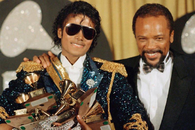 Michael Jackson ve Quincy Jones (AP)