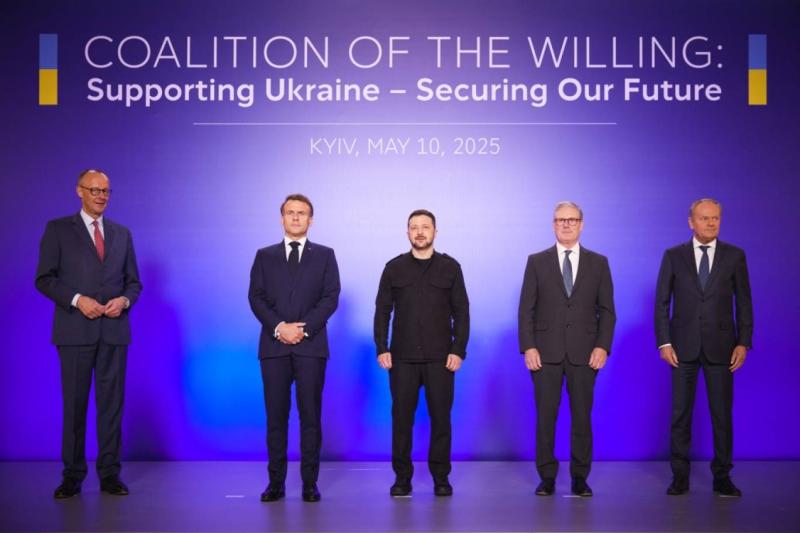 Avrupa liderleri, ABD'den bağımsız olarak Rusya’nın saldırganlığını caydırmak amacıyla bir ittifak kurdu, Mart 2025 / Fotoğraf: Ukrayna Cumhurbaşkanlığı