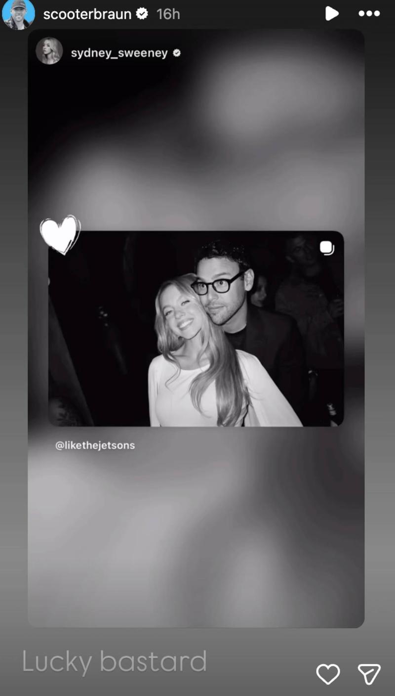 Sydney Sweeney ve Scooter Braun 
