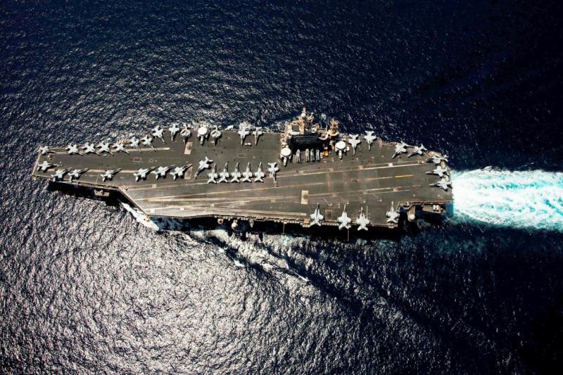 ABD'nin Nimitz sınıfı uçak gemisi USS Abraham Lincoln, Arap Denizi'nden geçerken, 31 Ocak 2026 / Fotoğraf: AFP
