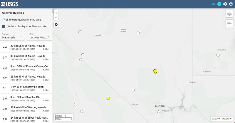 Depremler (USGS)