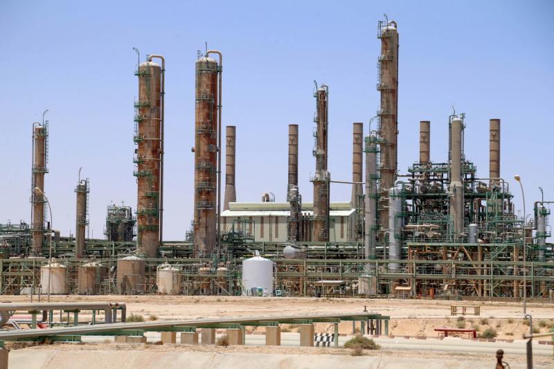 Libya'nın kuzeyindeki Ras Lanuf kentinde bir petrol rafinerisi, 3 Haziran 2020 / Fotoğraf: AFP