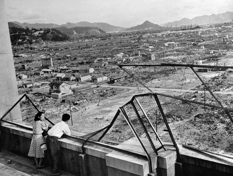 1945’te ABD tarafından Japonya’nın Hiroşima kentine atılan Little Boy bombasının yaklaşık 15 kilotonluk bir patlama gücüne sahip olduğu tahmin ediliyor / Fotoğraf: AFP