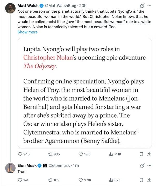 Elon Musk'ın cevabı (X)
