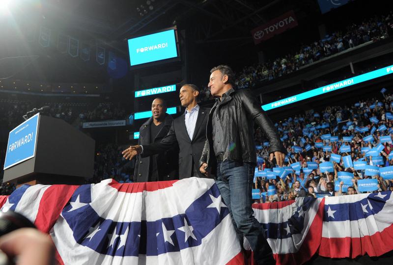 Jay-Z ve Barack Obama (AFP)