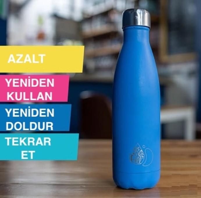 Şekil 4. Çok kullanımlı içme suyu mataraları 