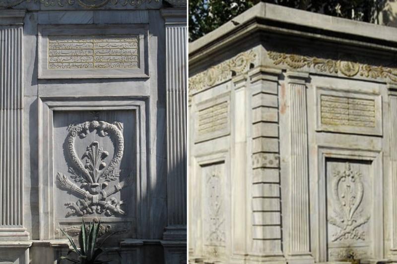 Semte adını veren tarihi Valideçeşme'nin iki farklı açıdan mimari anatomisi; Osmanlı meydan çeşmesi mimarisinin zarafetini günümüze taşıyan anıtsal detaylar
