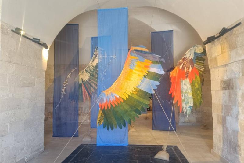 7. Mardin Bienali’nden bir sergi alanı