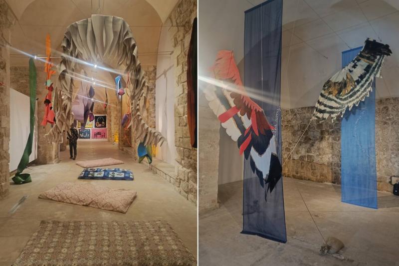 7. Mardin Bienali’nden bir sergi alanı