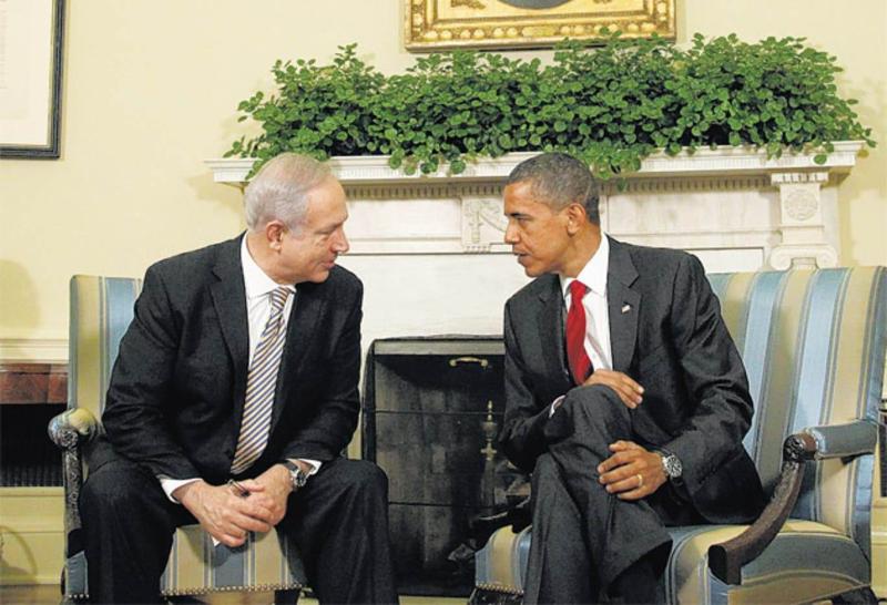 Binyamin Netanyahu ve Barack Obama (AP)