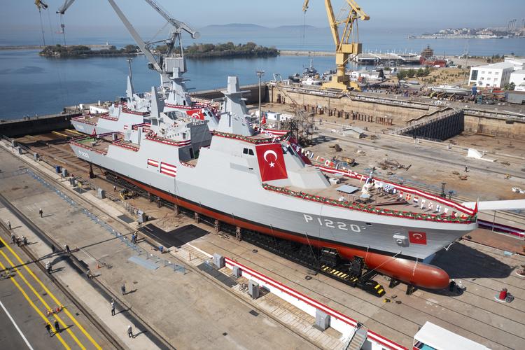 Türkiye, Romanya ile imzaladığı anlaşmayla ilk kez bir NATO ve AB üyesi ülkeye savaş gemisi ihraç etti / Fotoğraf: AA
