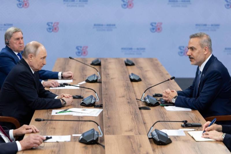 Dışişleri Bakanı Hakan Fidan, Rusya Federasyonu Devlet Başkanı Vladimir Putin tarafından Kazan’da kabul edildi, 17 Haziran 2026 / Fotoğraf: T.C. Dışişleri Bakanlığı