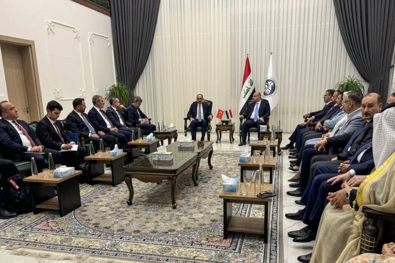 Irak'ta temaslarda bulunan MİT Başkanı İbrahim Kalın, Kerkük'ü ziyaret ederek, yerel yetkililerle bir araya geldi, 1 Temmuz 2026 / Fotoğraf: AA