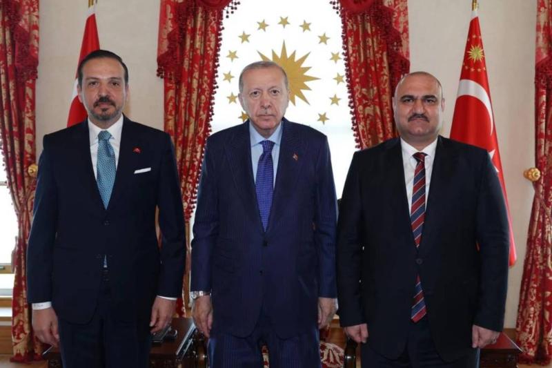 Türkiye Cumhurbaşkanı Recep Tayyip Erdoğan, Ankara’da düzenlenen bir kabulde Kerkük Valisi Mehmet Seman Ağa’yı ağırladı, 6 Haziran 2026 / Fotoğraf: Mustafa Kamacı-Türkiye Cumhurbaşkanlığı