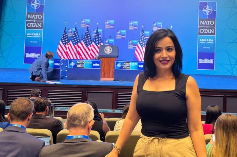 Esra Öz, NATO Ankara Zirvesi'ni Independent Türkçe için yerinden izledi