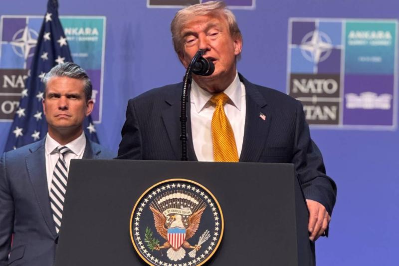 Trump, Ankara Zirvesi'nde savunma sanayisi iş birliğine ilişkin açıklamalarda bulundu / Fotoğraf: Esra Öz-Independent Türkçe