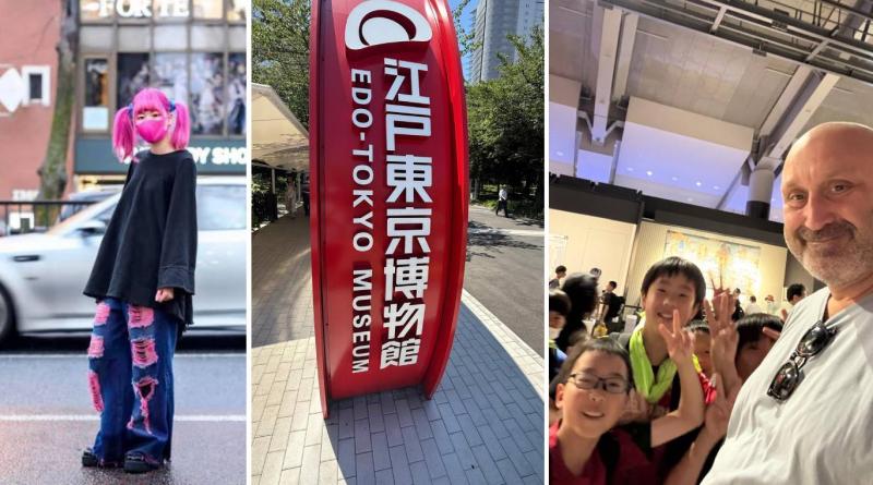 Levent Eraslan'ın objektifinden Japonya izlenimleri Harajuku sokaklarındaki marjinal gençlik modası (solda), şehrin köklü tarihini barındıran Edo-Tokyo Müzesi (ortada) ve yerel halkla kurulan samimi kültürel bağlar (sağda) / Kolaj: Independent Türkçe