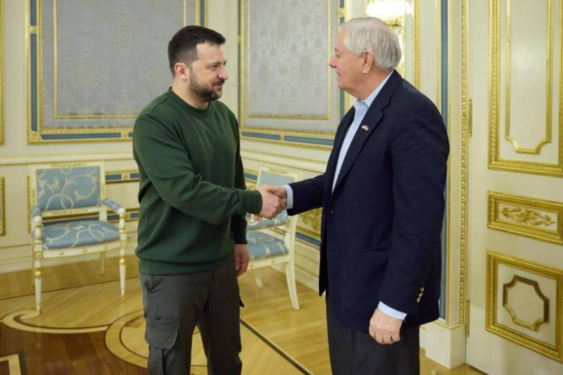 Graham'ın ölümünden önce gerçekleştirdiği Ukrayna ziyareti, sosyal medyada çok sayıda komplo teorisinin çıkış noktası olarak gösterildi / Fotoğraf:  Ukrayna Devlet Başkanlığı Basın Ofisi