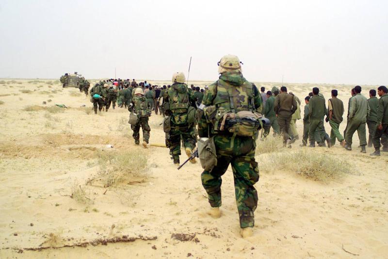 Amerikan Bahriye birlikleri Irak'ı işgal etme operasyonunda, 21 Mart 2003 / 