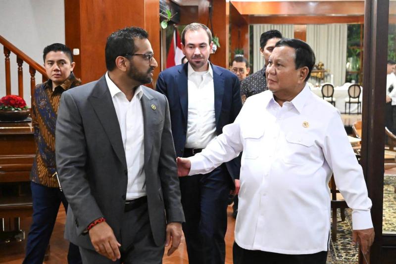 Prabowo Subianto ve Kash Patel 