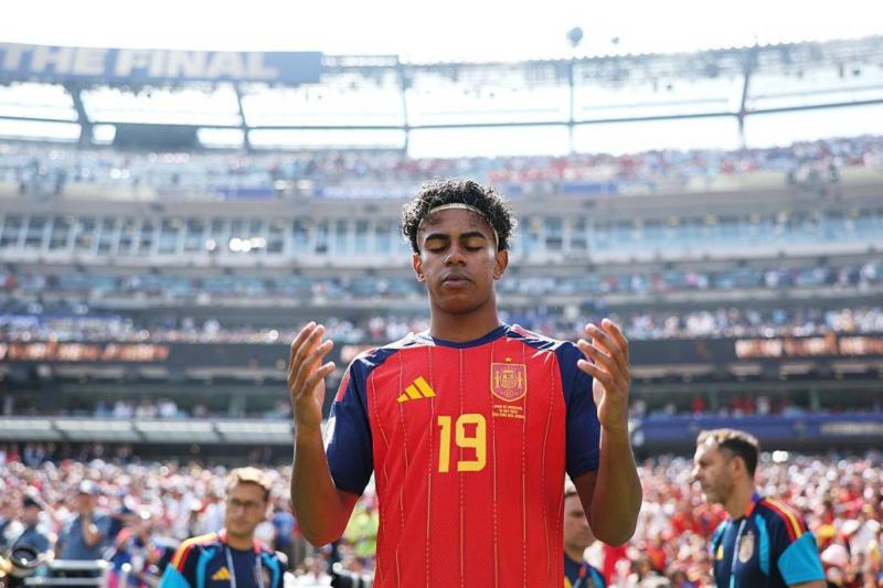 Yoksulluk içinde büyüyen Lamine Yamal, Dünya Kupası finalinin ardından ailesi için kurduğu hayallere ulaştığına şükretti / Fotoğraf: Hannah Peters-FIFA 