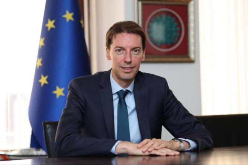 AB Türkiye Delegasyonu Başkan Yardımcısı Jurgis Vilčinskas, dezenformasyonun demokratik kurumlara yönelik hibrit bir tehdit hâline geldiğini ve medya okuryazarlığının bu mücadelede kritik rol oynadığını vurguluyor / Fotoğraf: AB Türkiye Delegasyonu