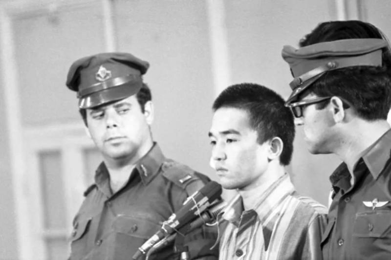 Okamoto, İsrail mahkemesindeki duruşmada / Fotoğraf: AP